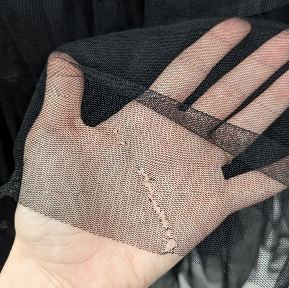 1861 black midi tulle strapless dress WITH TAGS (read description)*** - Picture 12 of 14